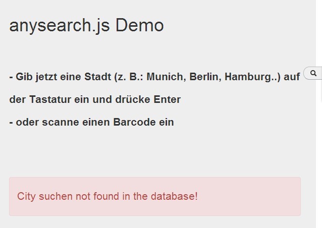 jQuery anysearch